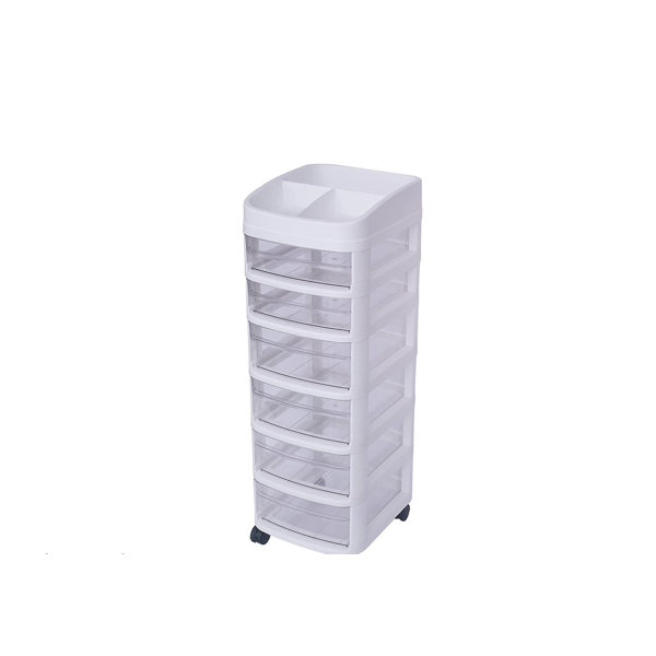Inbox Zero Drawer Storage Cart Rolling Storage Cart Storage Drawer Cart